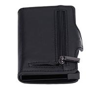 plplaaoo Porte-Cartes de crédit Grande capacité, Petit étui pour Cartes de Visite Portable Tabby Noir Clair pour Voyages d'affaires, fêtes de Voyage, Alliage d'aluminium 10 x 6,5 cm