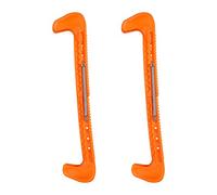 plplaaoo Protège-Patins,protège-Lames Patin a Glace,Lames de Protection pour Patins de Hockey sur Glace,avec Ressort réglable,1 Paire de Protections de Patins à Glace en Option 7 Couleurs,Orange