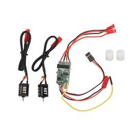 plplaaoo RC Brackaged ESC 10A Dual Way Bidirectional High Performance Electric Speed Controller pour Les navires et réservoirs du modèle RC avec Une Dissipation de Chaleur Efficace