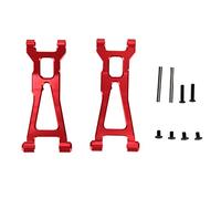 plplaaoo Rear Lower Suspension Arms Aluminum Alloy Durable Lightweight Replacement Parts for HBX 16889 1/16 RC Car with Screws and Plugs