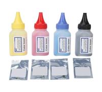 plplaaoo Recharge de Recharge de Toner Poudre Haute Performance Couleur de Couleur Remplacement du Toner pour la Cartouche CRG054 4 Bouteilles Set MATÉRICE PCB PVC