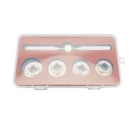 plplaaoo Regarder Le boîtier en Acier Inoxydable de l'ouvreur en Acier Inoxydable Regarder Un Ensemble d'outils de remontage Plus Proche avec 4 Chucks rainoved Dies pour la Fabrication de