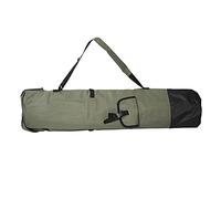 plplaaoo Sac de Canne à pêche en Tissu Oxford, imperméable et Durable, Sac de Rangement avec Bretelles réglables pour Les pêcheurs en Plein air, Noir, Vert armée, 123 x 34 cm (Vert OD)