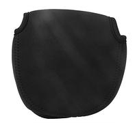 plplaaoo Sac de Moulinet de pêche en Nylon Respirant, Robuste et Durable, Pochette de Protection pour moulinets Baitcasting, Noir ou Bleu 7.3x4.7x8.5x7.8cm (Noire)