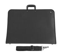 plplaaoo Sac de Rangement léger en PVC Noir pour Planche à Dessin, avec Fermeture éclair, pour Artistes, étudiants, Enseignants, employés de Bureau, Dimensions 45 x 62 cm