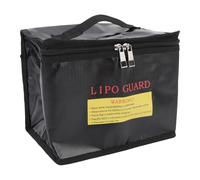 plplaaoo Sac de Rangement pour Batterie RC, Ignifuge, antidéflagrant, Pochette de Rangement sûre avec poignée et Fermeture éclair, Grande capacité pour Batteries RC LiPo, Stockage de