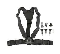 plplaaoo Sangle de Poitrine pour caméra de Sport, Boucle magnétique réglable Universelle, Support de caméra d'action en Perspective à la première Personne pour Les Aventures en Plein air,