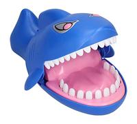 plplaaoo Shark Bite Finger Toy,Sharks Tricky Toy for Scaring, Bite Game Biting Finger Pressing Shark Teeth Trick Toys with Light Rires for Family Interaction Friends Gathering Party