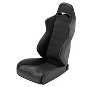 plplaaoo Siège de Conduite RC en Plastique, sièges de Voiture télécommandés, Accessoire Rotatif réaliste pour Traxxas HSP HPI, véhicules sur chenilles, Durable, léger, 62g (Noire)