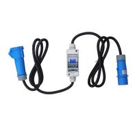plplaaoo Smart Energy Metter 220-250V AC MAL à femelle 3 broches 16A 220V AC 5A 60A Monice 2 monoproclé