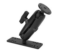 plplaaoo Support de détecteur de Poisson en Alliage d'aluminium, Support Universel Robuste à Bille pour Bateau Marin Kayak GPSMAP 722 Lowrance HDS Carbon 7