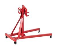 plplaaoo Support de Grue de Moteur RC, modèle de réparation de Moteur, Support Rabattable, décoration Universelle pour véhicule à l'échelle 1/10, Alliage d'aluminium Solide Rouge