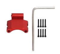 plplaaoo Support de Liaison de Ferme d'essieu arrière pièces de Mise à Niveau de Voiture RC Accessoires en Alliage d'aluminium Haute résistance résistant à la Corrosion pour Voitures (Rouge R)