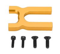 plplaaoo Support de Moteur RC en Alliage d'aluminium, Support de Moteur de précision Haute Performance, pièce de Mise à Niveau pour Voiture Kraton 6S BLX V4 1/7 Mojave RC, Comprend 4 vis (Dorée)