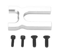 plplaaoo Support de Moteur RC en Alliage d'aluminium, Support de Moteur de précision Haute Performance, pièce de Mise à Niveau pour Voiture Kraton 6S BLX V4 1/7 Mojave RC, Comprend 4 vis (Argent)