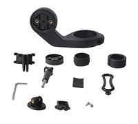 plplaaoo Support d'ordinateur de vélo Support de Montage de Guidon extérieur Universel Durable pour Edge Bryton Cateye Accessoires de vélo en Plastique Noir 25,4 31,8 mm avec clé