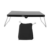 plplaaoo Table de Camping Pliant en Acier Inoxydable Mini-Plage Table de Camping Table d'appoint pour la randonnée Barbecue de Cuisine extérieure