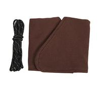 plplaaoo Tabouret trépied en Tissu Pliable, Portable, Robuste, en Toile, Chaise de Camping pour Barbecue en Plein air, randonnée, pêche, Durable, léger, Design Compact 33 x 37 x 1 cm. (Brun)