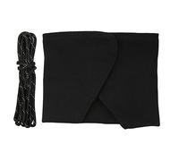 plplaaoo Tabouret trépied en Tissu Pliable, Portable, Robuste, en Toile, Chaise de Camping pour Barbecue en Plein air, randonnée, pêche, Durable, léger, Design Compact 33 x 37 x 1 cm. (Noir)