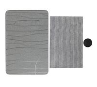 plplaaoo Tapis de Bain en Terre de diatomées antidérapant, Absorbant, à séchage Rapide, Tapis de Salle de Bain Doux pour Salle de Bain, Cuisine, Sol, matériau Naturel sûr, 60 x 39 cm (Ligne 2)