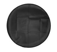 plplaaoo Tapis de barbecue ignifuge résistant à la chaleur et à l'huile pour intérieur et extérieur, barbecue, camping, pique-nique, rond, 61 cm (silicone double face)