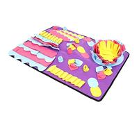 plplaaoo Tapis renifleur pour Animaux de Compagnie, Lavable, Durable, antidérapant, Jouet Puzzle pour Chiens, Chats, cochons, entraînement, développement de l'intelligence, soulagement du