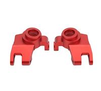 plplaaoo Tasse de Direction de Voiture RC, pièce de Mise à Niveau de Tasse de Direction Robuste en Alliage d'aluminium Professionnel pour SCX6 échelle 1/6 Camion sur chenilles RC (Rouge)