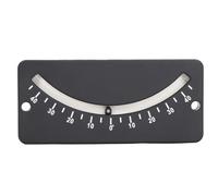 plplaaoo Tube Clinomètre Inclinomètre Guidon Mètre de Pente avec Trou De Fixation pour Horizontal Micro Angle Mesure 40 à 40 Degrés Gamme ABS Matériel Taille Compacte