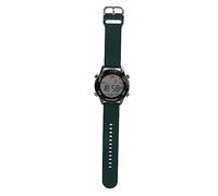 plplaaoo Watch Chronograph Digital W50m Afficier Luminal Grand écran Sports extérieurs Sports pour Hommes (Vert foncé)