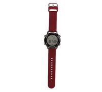 plplaaoo Watch Chronograph Digital W50m Afficier Luminal Grand écran Sports extérieurs Sports pour Hommes (Rouge)