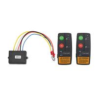 Plplaaoo Wireless Winch Remote Control with 75ft Range & 12V 24V Compatibility - Universal Winch Remote Control Kit, 2-Pack with Receiver for Car, ATV, Truck