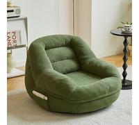 PLPLKTNNKK Fauteuil Canapé de Sol Lazy Canapé Pouf Compressé sous Vide Housse Amovible Lavable Confort Ergonomique pour Salon Chambre Balcon Tous Âges A