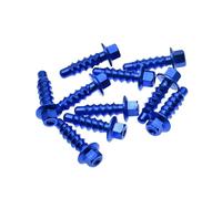 PLQAWRBT Kit de vis autotaraudeuses compatible avec KTM SX/SXF/XC/XCF/EXC/EXCF/XCW/TPI/Six Days 125-530 (1997-2023)(Blue)