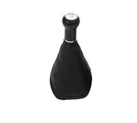 PLQAWRBT Levier de vitesses manuel avec pommeau à Compatible avec VW Golf | 5/6 Speed Gearbox Manual Dust Cover Compatible avec VW Bora, 3, 4, 5(Silver,5 SPEED)