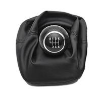PLQAWRBT Levier de vitesses manuel avec pommeau à Compatible avec VW Golf | 5/6 Speed Gearbox Manual Dust Cover Compatible avec VW Bora, 3, 4, 5(Black,6 SPEED)