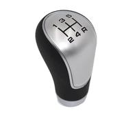 PLQAWRBT Pommeau de levier de vitesse Compatible avec Mazda 2, 3, 323 | Change Gearbox(Silver)