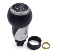 PLQAWRBT Pommeau de levier de vitesse de 12 mm Compatible avec Audi Skoda | 12mm Gearbox Compatible avec Audi VW, A3, A4, B6, B7, B8, A6, S4, 8K, A5, 8T, Q5, 8R, Passat, Golf(Black,5 Speed)