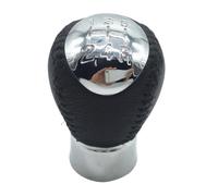PLQAWRBT Pommeau de levier de vitesses à 5/6 Compatible avec Mazda 6 | 5/6 Speed Leather Boot Compatible avec Mazda 6 2002-2007(5 Speed Gear Knob)