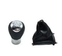 PLQAWRBT Pommeau de levier de vitesses à 5/6 Compatible avec Mazda 6 | 5/6 Speed Leather Boot Compatible avec Mazda 6 2002-2007(Combo 5 Speed)