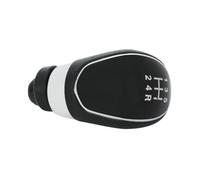 PLQAWRBT Pommeau de levier de vitesses manuel 5/6 Compatible avec Ford 2 | 5/6 Speed Manual Compatible avec Ford Focus, 3, MK2, MK3, Fiesta, Ecosport, C-Max, Kuga, S-Max, 2005-2015(Black,5Speed)