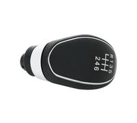 PLQAWRBT Pommeau de levier de vitesses manuel 5/6 Compatible avec Ford 2 | 5/6 Speed Manual Compatible avec Ford Focus, 3, MK2, MK3, Fiesta, Ecosport, C-Max, Kuga, S-Max, 2005-2015(Black,6Speed)