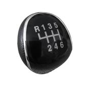 PLQAWRBT Pommeau de levier de vitesses manuel à Compatible avec Ford MK4 | 6 Speed Manual Leather Compatible avec Ford Mondeo, S-Max, C-Max, Focus, MK2, Kuga(Black)