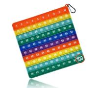 Plstod Pop It, Fidget Toys, Push Pop Bubble Sensory Toy, Silicone Anti Stress Enfant Ducation NuméRique DéVeloppement De L'Intelligence Jouets pour Enfants ScolariséS éTudiants Autistes Pratique