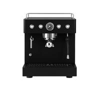 PLSZLL Machine à Expresso Semi-Automatique Professionnelle à Double chaudière avec système d'eau Chaude, Monobloc, compacte, en Acier Inoxydable, Facile à Nettoyer (Noire).