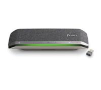 PLT Poly Sync 40+ Haut-parleur USB/Bluetooth avec adaptateur BT600 | Réseau de 3 micros, audio duplex intégral, temps de conversation de 30 heures, portée Bluetooth de 30 m, connectivité USB