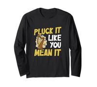 Pluck It Like You Mean It Funny Harp Musician for A Harpiste Manche Longue