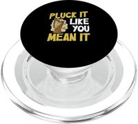 Pluck It Like You Mean It Funny Harp Musician for A Harpiste PopSockets PopGrip pour MagSafe