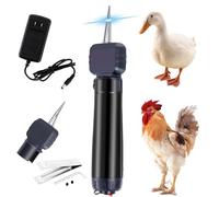 Plucker électrique pour volaille, plumeuse portable avec espace réglable et 2 têtes coniques pour poulet, canard et oie