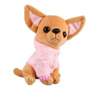 Plüsch-Chihuahua-Hundespielzeug - Realistischer Stofftierwelpe | Weiche, Kuschelige Hundepuppe Aus Plüsch, Süßes Chihuahua-Design | Leichtes Plüsch-Haustierspielzeug Für Kinder Und Erwachsene, Weihnac