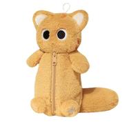 Plüsch-Taschentuchbox Fürs Auto,Cartoon-Taschentuchhalter | Katzen-Cartoon-Plüsch-Taschentuchbeutel | Papierspenderetui Glattem Reißverschluss Für Zuhause, Hotelzimmer, Restaurant,